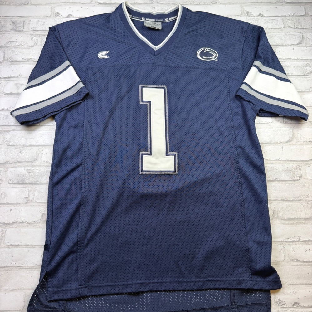 Colosseum Penn State Jersey Mens M Blue #1 Stitched Nittany Lions Football